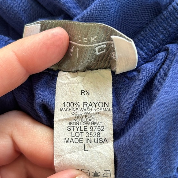 Geri C Strapless Capri Romper with Pockets • size Large - Picture 3 of 3